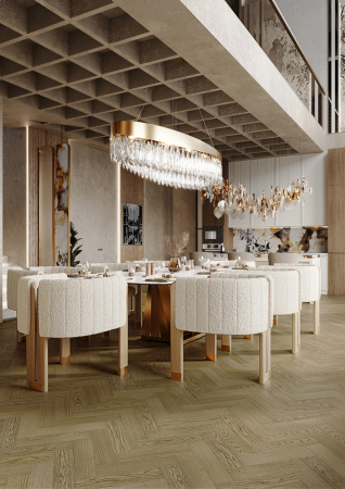 Кварцевый паркет Quartz Parquet Штучный паркет Дуб Конго 44-1258-54 5/0,6 мм